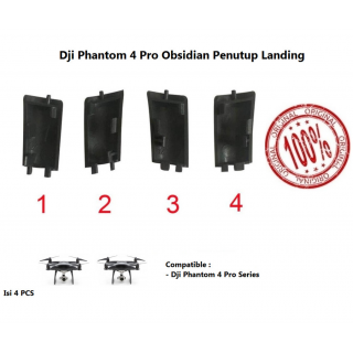 Dji Phantom 4 Pro Obsidian Antenna Landing Gear Cover Isi 4 Pcs - Dji Phantom 4 Pro Obsidan Penutup Landing Gear